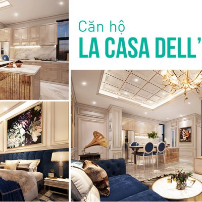 nội thất nhà đẹp hiện đại - căn hộ LA CASA DELL' ARTE